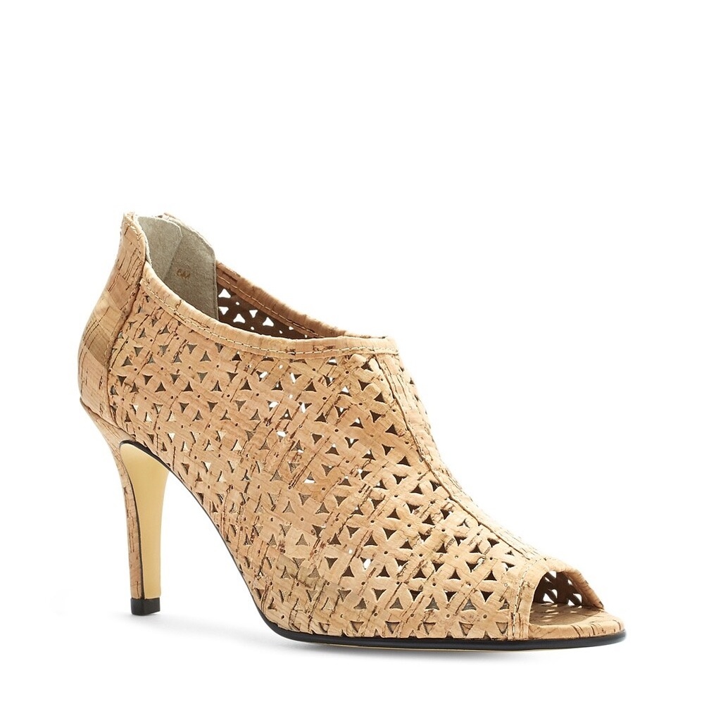 Penley Open-Toe Booties by VERO CUOIO - Picture 1 of 6